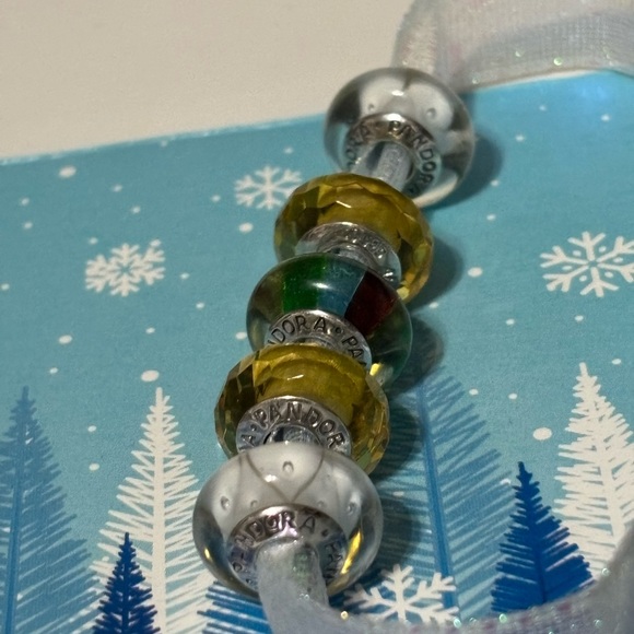 Pandora Murano Glass Charm Bundle - Picture 6 of 7